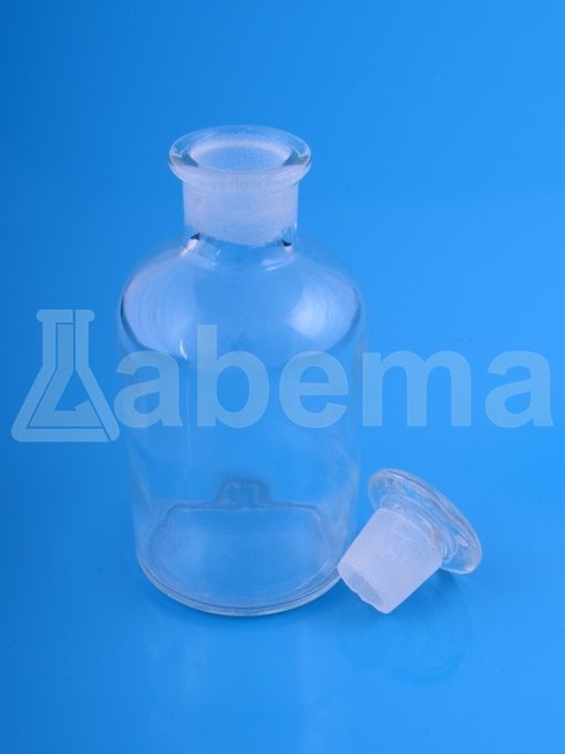 Butelka na odczynniki (sztand), przezroczysta, wąska szyja