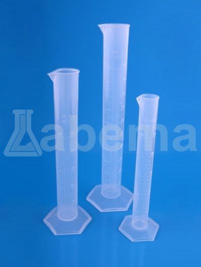 Cylinder miarowy plastikowy (PP), skala tłoczona
